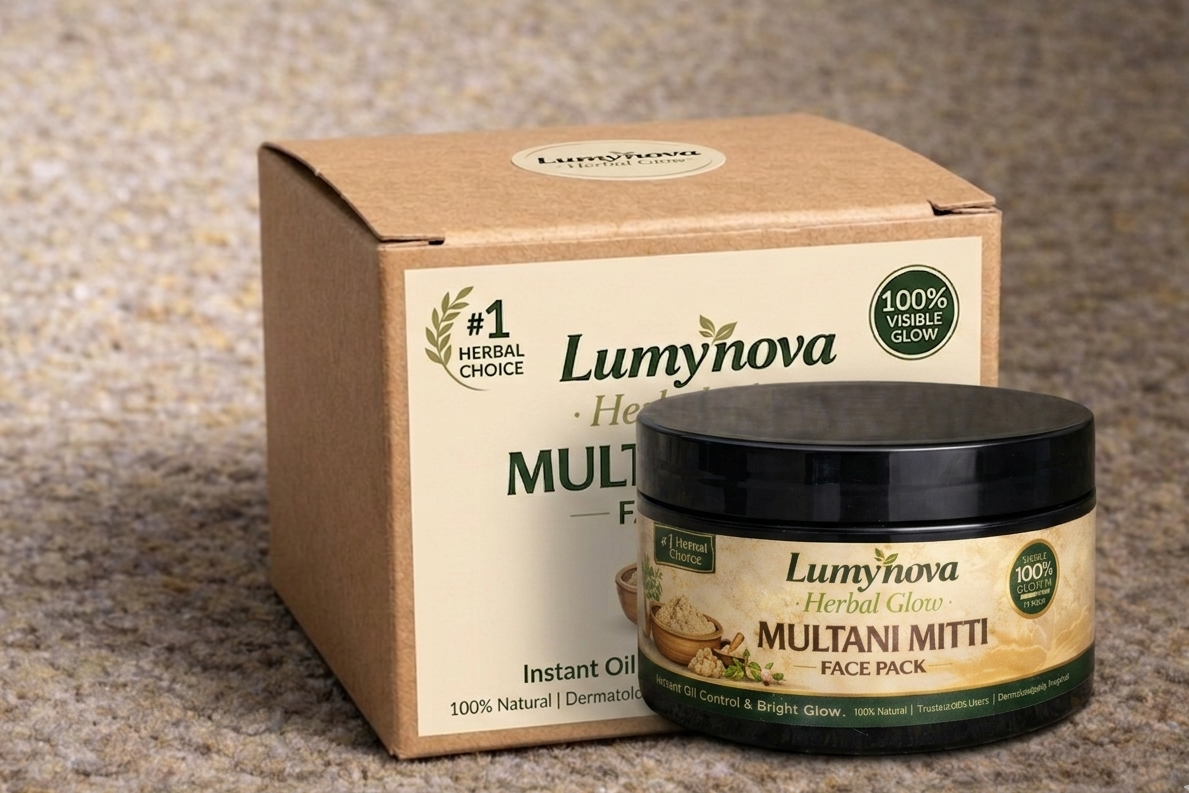 •Natural Herbal Lumynova Multani Mitti•